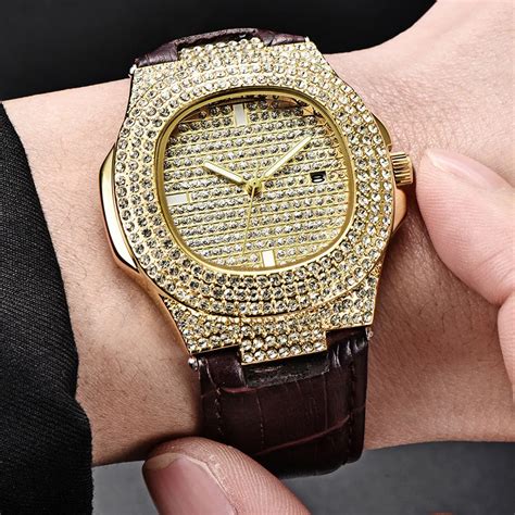 cheap bling watches for men